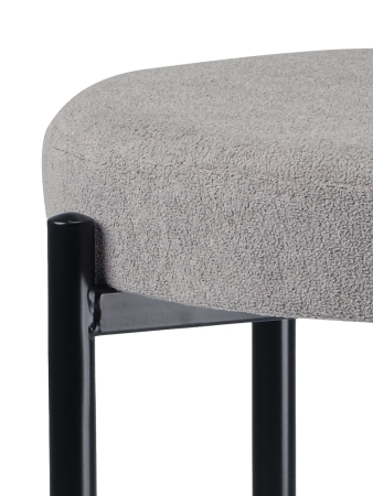 Табурет Maso букле серый MOSS 960