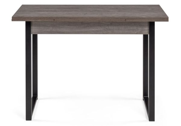 Стол деревянный Форли 110(170)х67х77 рошелье, черный матовый