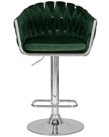 Стул барный MARCEL зеленый велюр MJ9-88