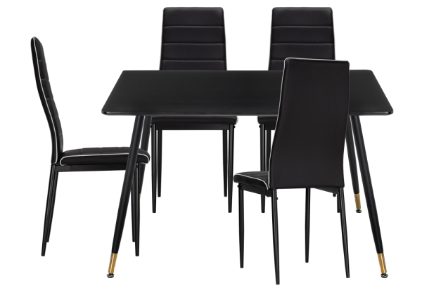 Обеденная группа Урас черный