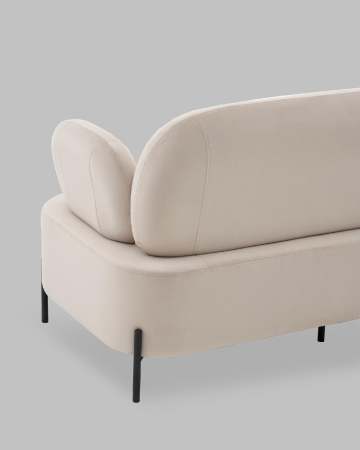 Диван Кэнди велюр бежевый