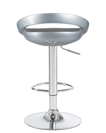 Набор 2 шт Стул барный DISCO, серебряный