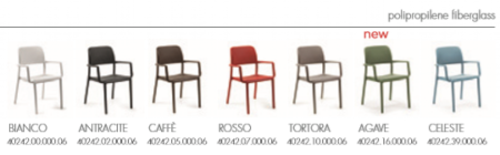 Кресло пластиковое Bora белое