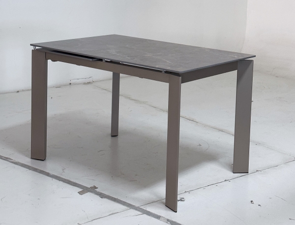 Стол CORNER 120 MATT LATTE STONE SOLID CERAMIC, TAUPE