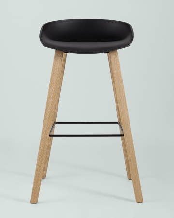 Стул барный LIBRA черный