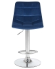 Стул барный TAILOR синий велюр MJ9-117