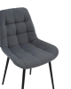 Стул Флекс N велюр темно-серый