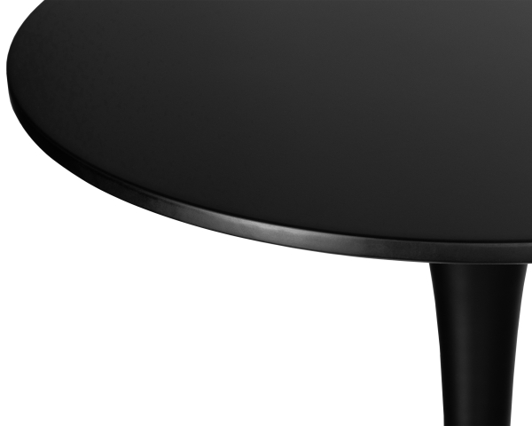 Стол барный MIA BAR черная столешница, черное основание