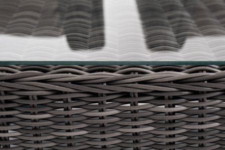 "Капучино Сингл" лаунж-зона из искусственного ротанга, цвет графит