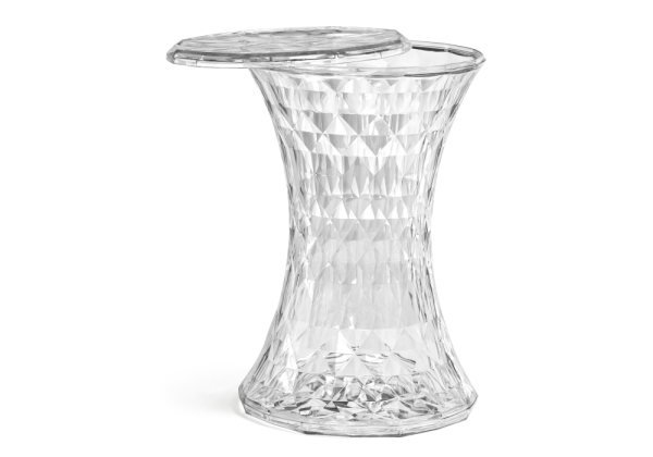 Журнальный стол Button 30x47 прозрачный