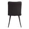 Стул обеденный Bari черный, экокожа и металл, мягкое сиденье, без подлокотников Стул обеденный Bari черный, экокожа и металл, мягкое сиденье, без подлокотников