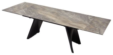Стол IVAR 180 MARBLES KL-80 Серый мрамор, итальянская керамика