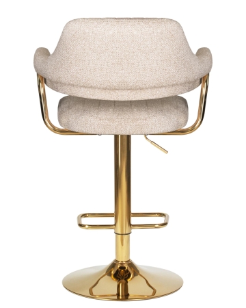 Набор 2 шт Стул барный CHARLY GOLD, бежевый твид (LEO26)