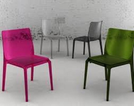 Стул прозрачный PEDRALI Blitz зеленый