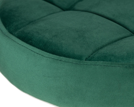 Набор 2 шт Табурет барный BRUNO GOLD, зеленый велюр (MJ9-88)