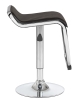 Стул барный CRACK черный, хромированный