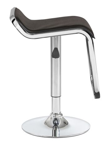 Стул барный CRACK черный, хромированный