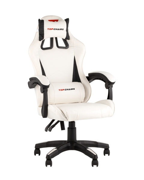 Кресло спортивное TopChairs Phantom бело-черный Кресло спортивное TopChairs Phantom бело-черный