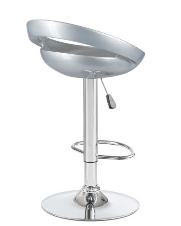 Стул барный DISCO серебряный