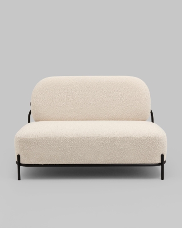 Диван Стоун new ткань букле молочный