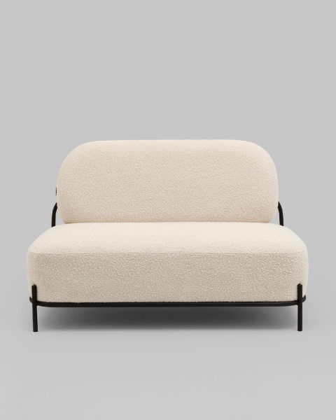 Диван Стоун new ткань букле молочный