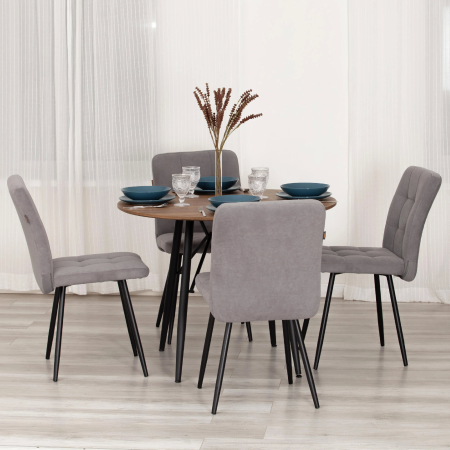 Стул обеденный Medeo светло-серый Стул обеденный Medeo светло-серый