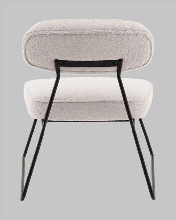 Кресло Kate new ткань букле светло-серый