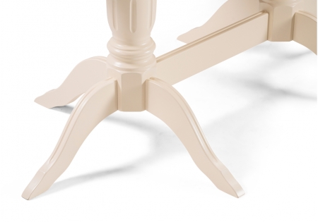 Стол деревянный Эритрин овальный бежевый