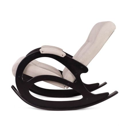 Кресло-качалка К-5 венге, 02 - светло-серый