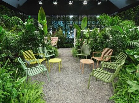 Лаунж кресло пластиковое Doga Relax грушевый