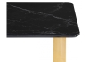 Керамический стол Селена 2 140х80 черный мрамор, золото