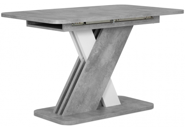 Стол Аврора цемент светлый, белый
