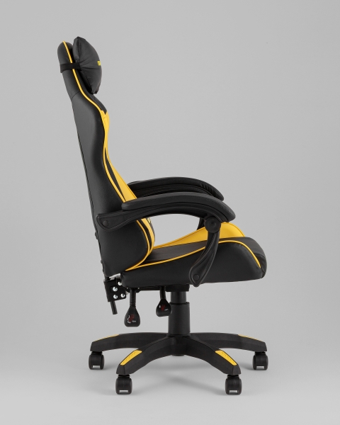 Кресло спортивное TopChairs MG-7043 черно-желтый