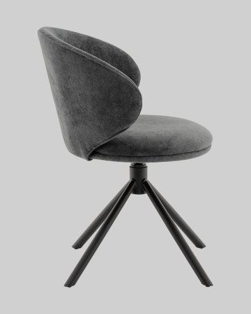 Стул Труфальд велюр темно-серый