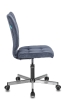 Кресло CH-330M и LT-27 без подлокотников темно-синий, крестовина металл