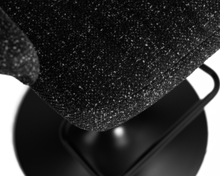 Набор 2 шт Стул барный CHARLY BLACK, черный твид (LEO18)