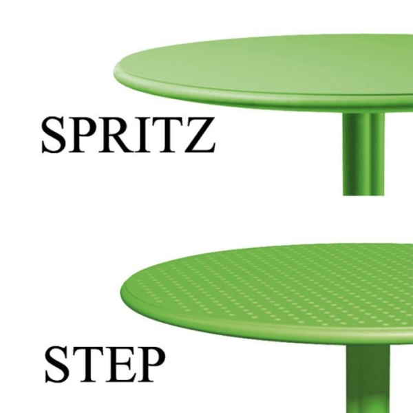 Стол пластиковый обеденный Spritz + Spritz Mini, Коралловый