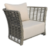 "Валенсия" кресло из искусственного ротанга, серый