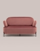 Диван Кэнди велюр пыльно-розовый