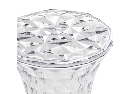 Журнальный стол Button 30x47 прозрачный