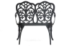 Скамья Secret De Maison Symphonie сплав металла, алюминий, 95х56х92 см, черный