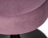 Пуф DANNY черный, пудрово-сиреневый велюр MJ9-52
