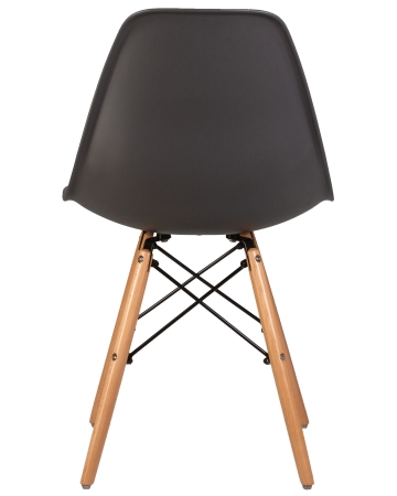 Стул обеденный DSW ножки светлый бук, темно-серый GR-04