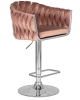 Стул барный MARCEL пудрово-розовый велюр MJ9-32