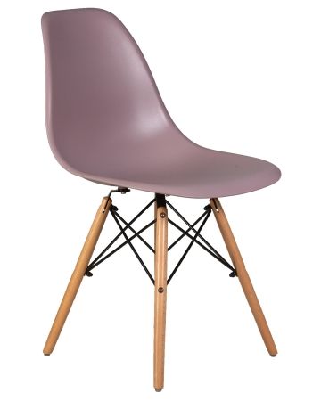 Стул обеденный DSW ножки светлый бук, сиреневый P-04