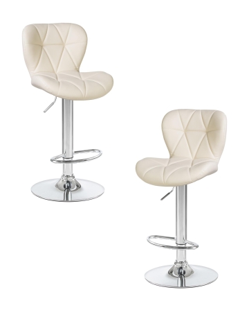 Набор 2 шт Стул барный BARNY, кремовый