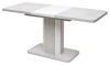 Стол STORK белый бетон, белый 120