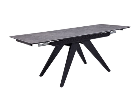 Стол Невада керамика 1400*800+300+300 керамика Baolai, черный