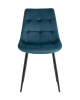 Стул Флекс New велюр сине-зеленый