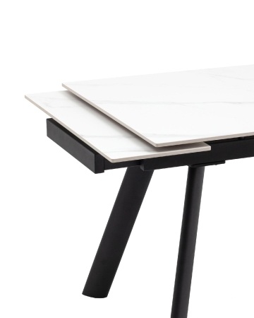 Стол Нэд 120-180/80/76 см столешница керамика Snow Mountain Stone